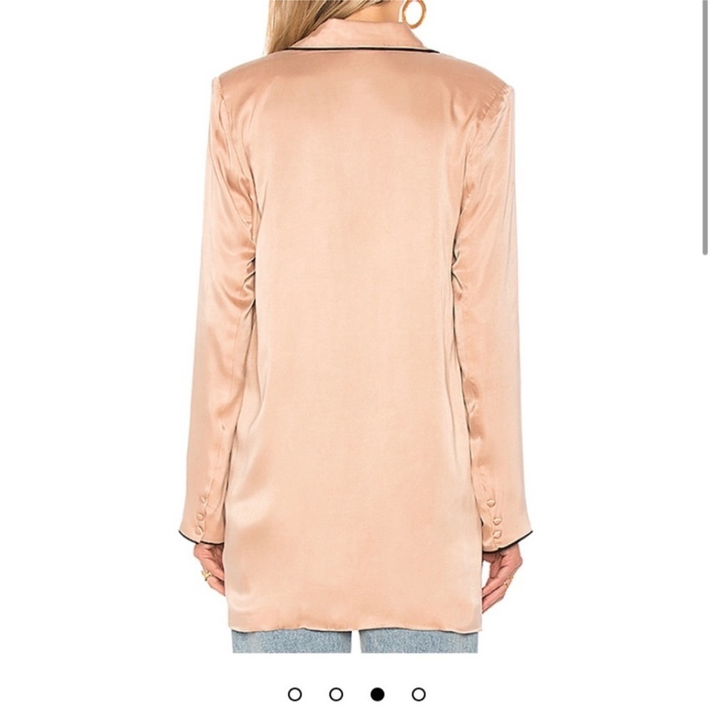 House of Harlow 1960 x Revolve Hollis Satin Jacket S - Picture 2 of 8